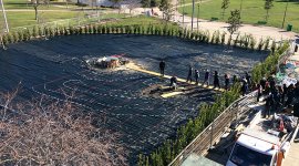 Primera plantacin en el Jardn de la Galaxia 