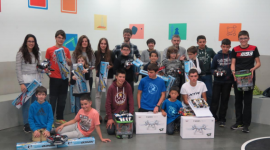 Equipos participantes del VII campeonato de sumo de robots en Estella-Lizarra