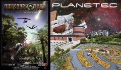 Planetec: Dinosaurios al atardecer