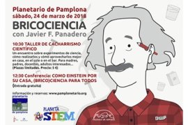 J. Panadero trae su BRICOCIENCIA al planetario en una doble sesin de taller y conferencia