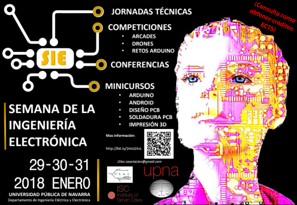 Semana de la ingeniera electrnica de UPNA del 29 al 31 de enero