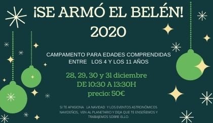  Campamento �Se arm� el Belen! 2020