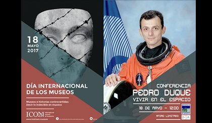 Conferencia de Pedro Duque / Da internacional de los Museos