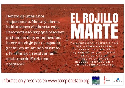 �El rojillo Marte! (3-6 a�os)