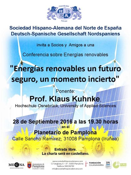 Energ�as renovables: un futuro seguro, un momento incierto