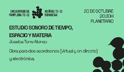 MEMORIA ARTSTICA DE LOS ENCUENTROS DE PAMPLONA
