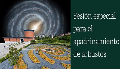 Sesin especial para apadrinar arbustos
