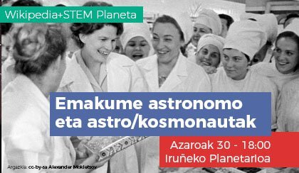 Wikipedia Editatoia - Emakumeak eta astronomia