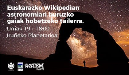 Wikipedia Editatoia - Astronomia