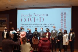 Acto reconomiento investigacin - Fondo Navarra COVI+D