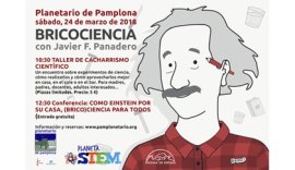 J. Panadero trae su BRICOCIENCIA al planetario en una doble sesin de taller y conferencia