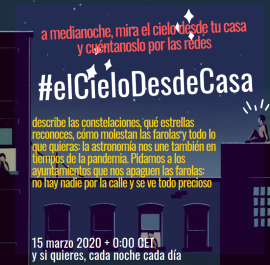 El cielo desde casa, una iniciativa del @pamplonetario