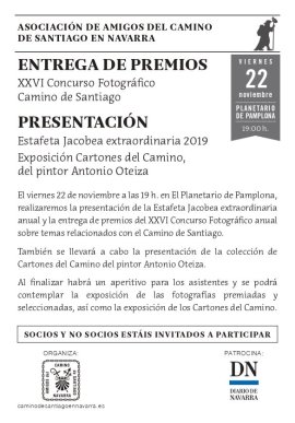 Entrega de premios del XXVI Concurso Fotogrfico anual Camino de Santiago
