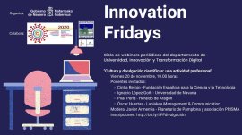 Innovation Fridays - cultura y divulgacin cientficas